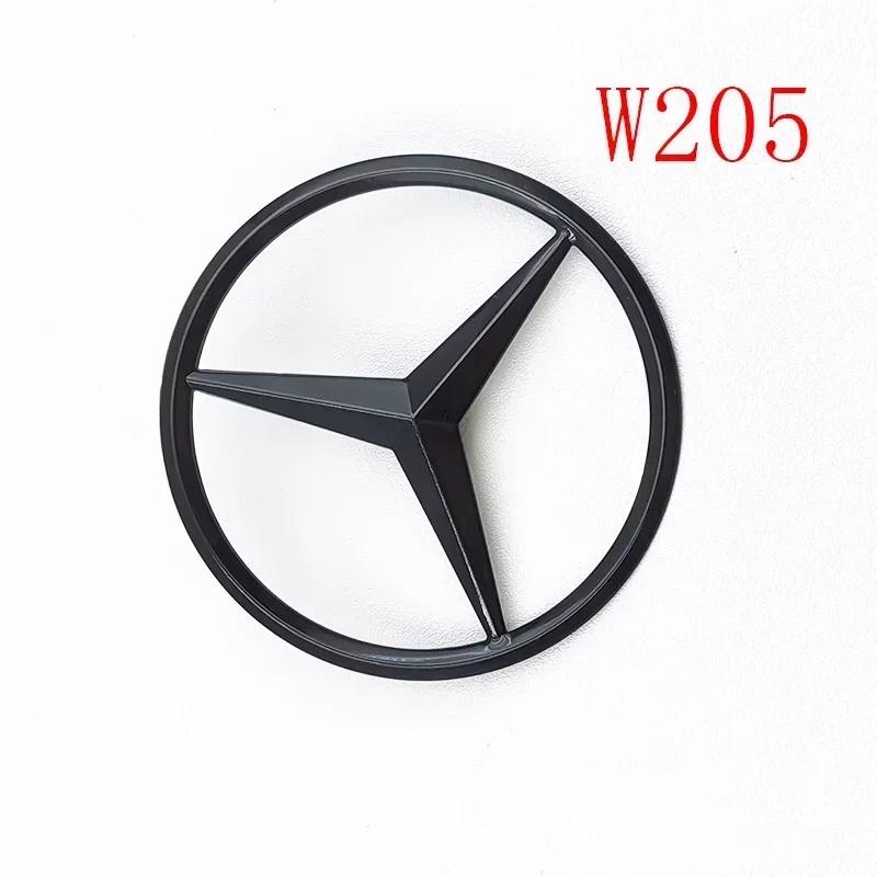 

C200 E200 New 2025 For Mercedes Benz 3D Black C63S Logo Letters V8 BITURBO Badge Car Rear Star Sticker Trunk AMG Emblem For Merc