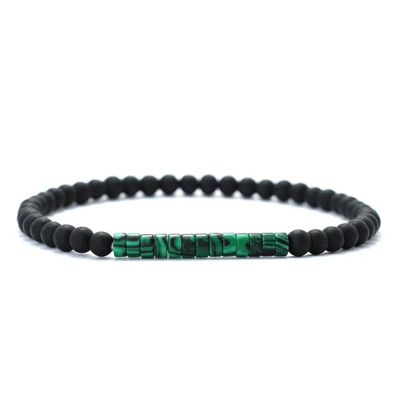 Minimalist 4mm Bead Bracelet Unisex Emperor Onyx Small Stone Braclet Meditation Yoga Strand Braslet Couple Brazalete Pulsera