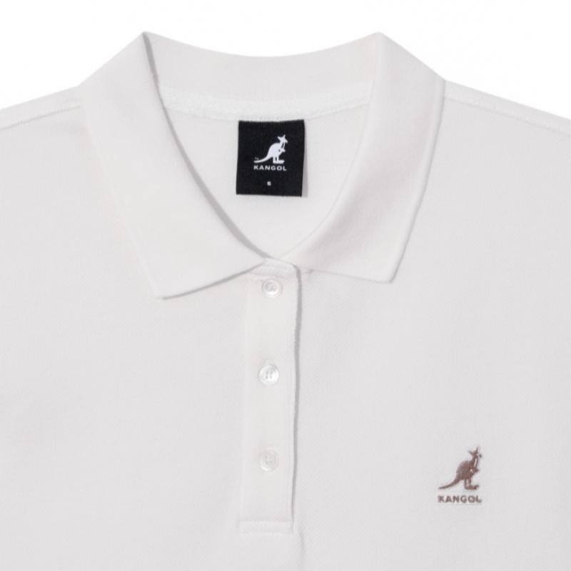 Kangol Women S Pique Shirt 1732 Off White