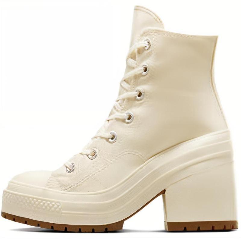 Converse Chuck 70 High Heel Style High Top Canvas Women's Off-White