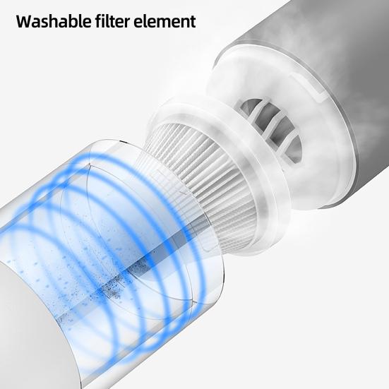 Car Vacuum Cleaner Strong Suction Powerful Rechargeable Wireless Portable Car Interior