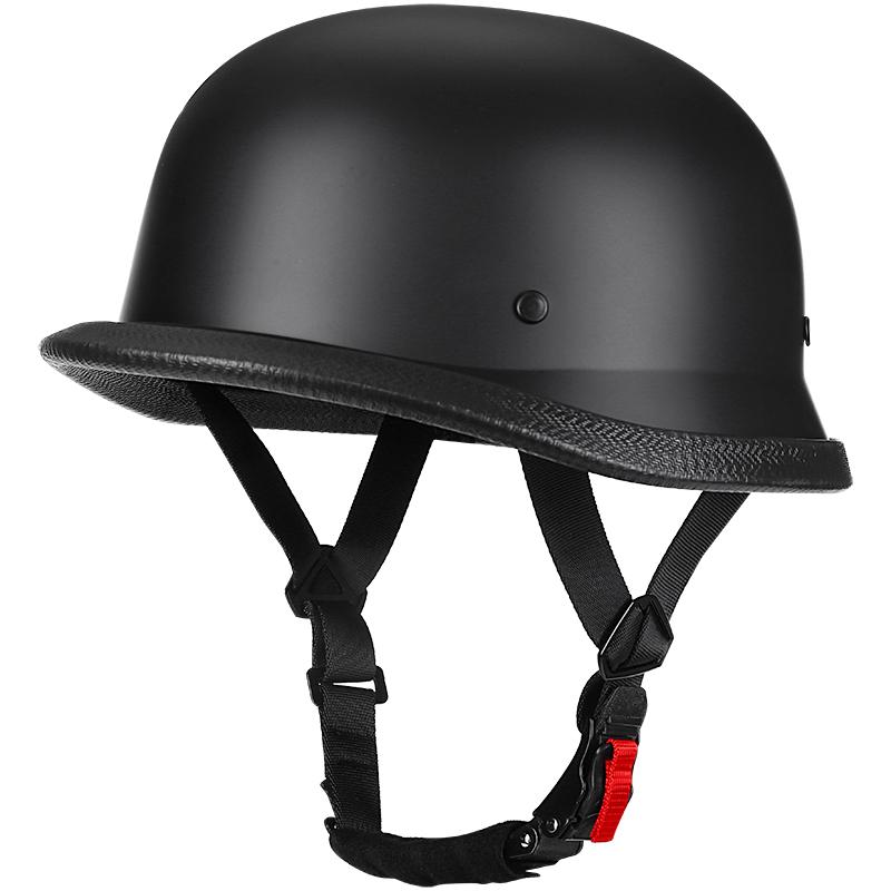 Vintage Motorcycle Cruiser Helmet Open Face Helmet Half Helmet Motorcycle Germany Face Safety Helmet Retro Scooter