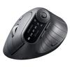 Sanwa Direct Ergonomic Mouse 5 Buttons 3 Function Dial Operation Bluetooth Wireless Rechargeable Horizontal Scrolling Mouse Multi-Function /