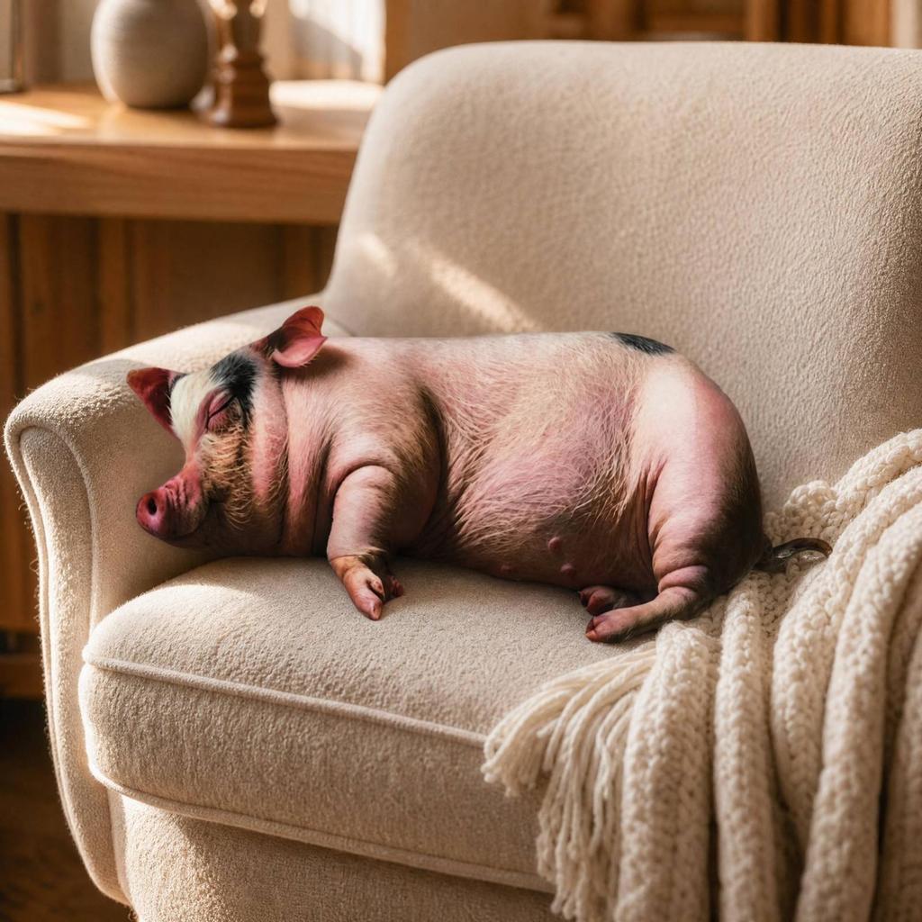 Cartoon Pig Stuffed Animal Cuddly Soft Toy Huggable for Imaginative Play