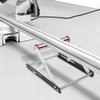 Foldable Material Support Bracket for Cutting Machines Height Adjustable from 55 to 135mm for User Convenience