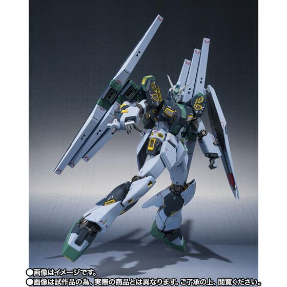 METAL ROBOT Spirits Nu Gundam with Fin Approximately 160mm ABS PVC Painted Movable Figure (Ka Signature) <SIDE MS> Mass-produced (equipped Funnels) &