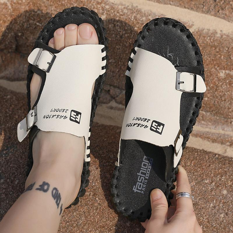 Fashion Outdoor Beach Flat Shoes Trendy Youth Comfortable Style Leisure and Fashion Streets Walking Quality Handmade Shoes Summer New