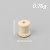100 Pcs Wood Empty Spools Empty Sewing Spools Wood Sewing Bobbins Sewing Thread Ribbon Holder Empty Bobbins for Sewing