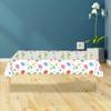 New Plastic Easter Tablecloth Rabbit Bronzing Table Cover 137*274cm Disposable Tablecloths Party Supplies