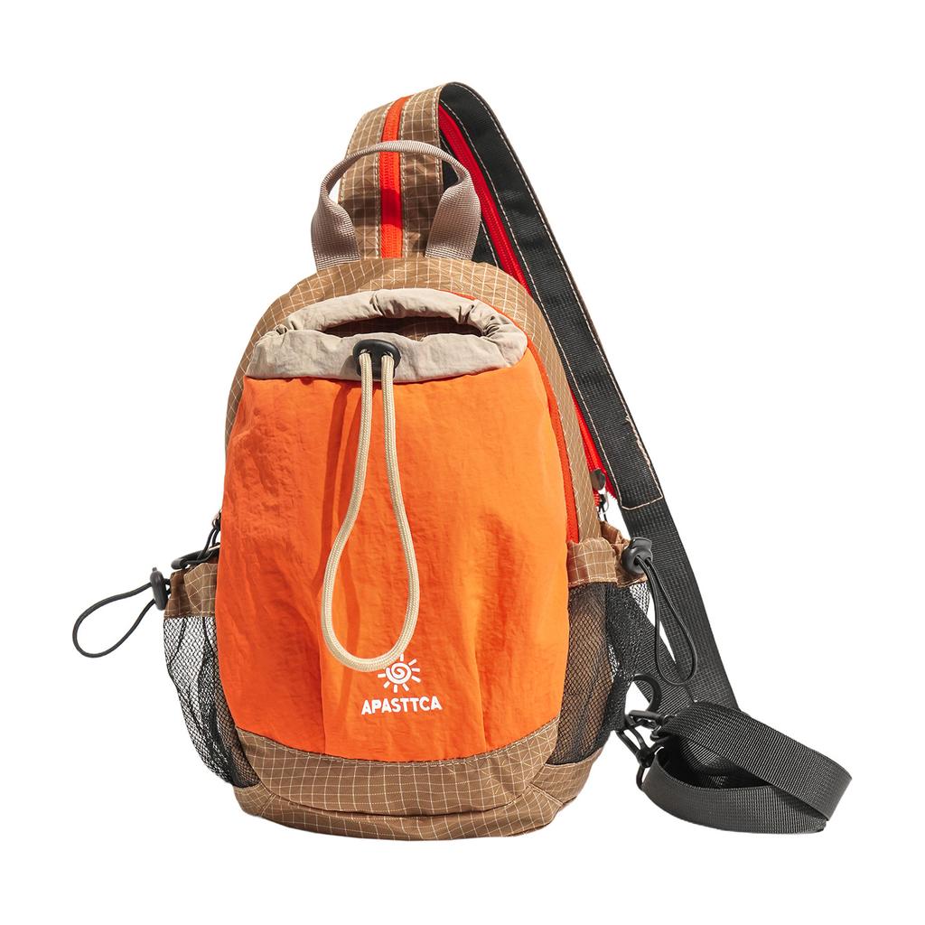 Schoolbag outdoor messenger bag women's lightweight 1011 new summer sports dopamine color bag leisure camping backpack