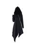 Available Gothic Medieval Court Evening Dress - Retro, Hooded, Zipper with Waist-Cinching, European and American Style.