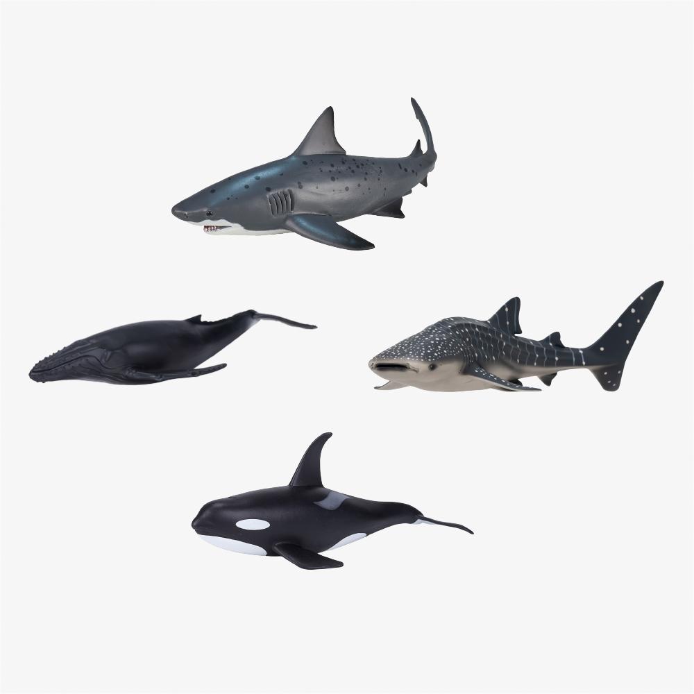 

[young toys] SEA LIFE Marine Animal Figure Series (Choose 1 of 4) Bull Shark