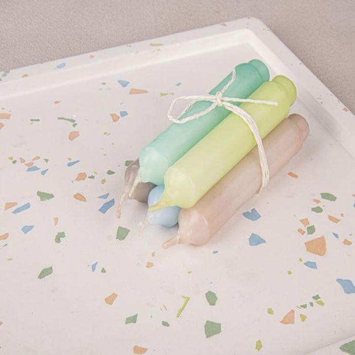 Kit de peinture à la cire - RAYHER - Earth Colour - 5 pièces - Multicolore - Pour bougies créatives