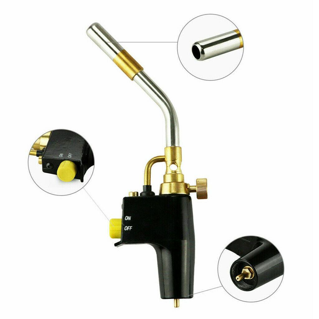 Propane gas soldering torch with MAPP