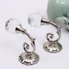 2Pcs Durable Ball End Polished Curtain Tieback Hook Expansion Plug Finish Modern Shaped Metal Wall Mounted