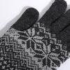 Winter warm snowy knitted five-finger gloves split-finger gloves adult gloves