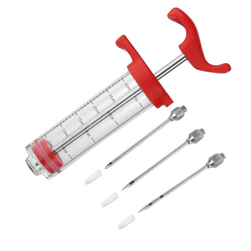 Turkey & Meat Seasoning Syringe with 3 Needles