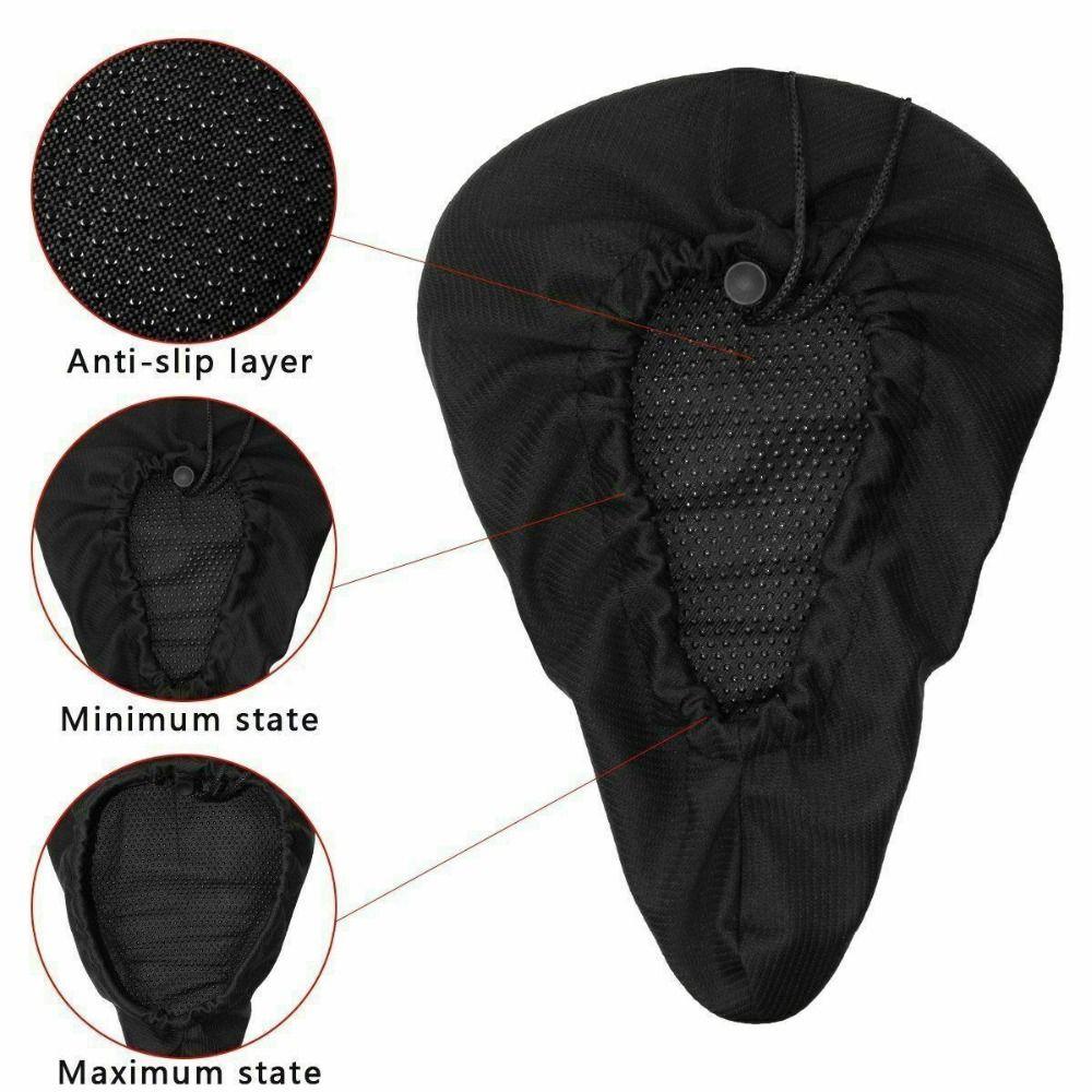 Pad Comfortable Waterpoof Bicycle Cushion Cycling Accessories Bike Seat Cushion Bike Saddle Cover