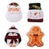 Festive Christmas Decorative Gingerbread Man Cookie Tin Box For Holiday Cheer