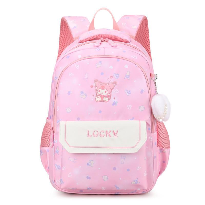 Cute And Spacious Cartoon Backpack For Kids Grades 1-5 Oxford Fabric