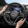 Suitable for Mercedes-Benz Carbon Fiber Texture Steering Wheel Cover Snap-On Wave-Shaped Sports Design Protective Case V G S a E C Class Gle Glc