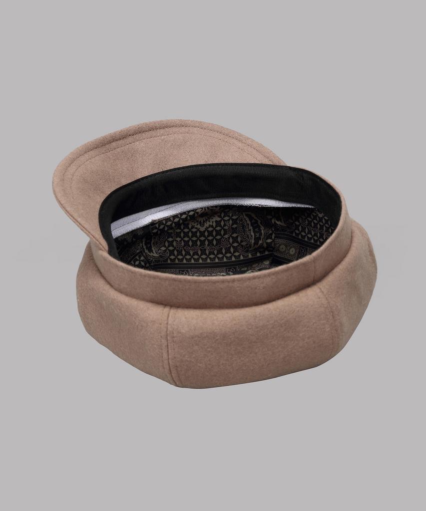 Maia Wool Baker Hat - Beige