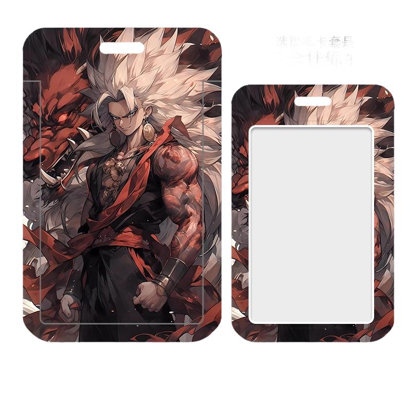Anime Characters Card Holder Lanyard Key Ring ID Credit Bus Card Cover Hang Rope Lariat Lanyard Key Rings Fans Presents