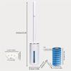 Toilet Brush and Bracket Set, Disposable Cleaning Brush Head, Wall Mounted Toilet Brush Set, with Fragrance, Bathroom Cleaning Tools