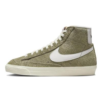 Blazer Mid 77 Vintage Olive Wildleder Damen Sneaker Grün Mitteloliv Kokosmilch DV7006-201