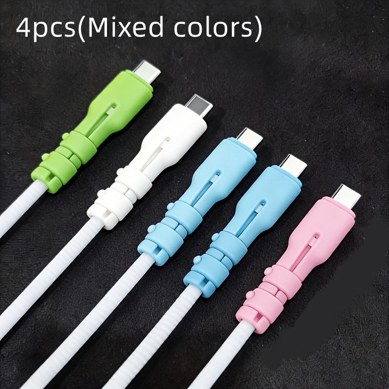 

3 Sets of Universal Data Cable Protectors - Wire Break Prevention Cable Organizer, Integrated Wire Management and Accessories 3sets