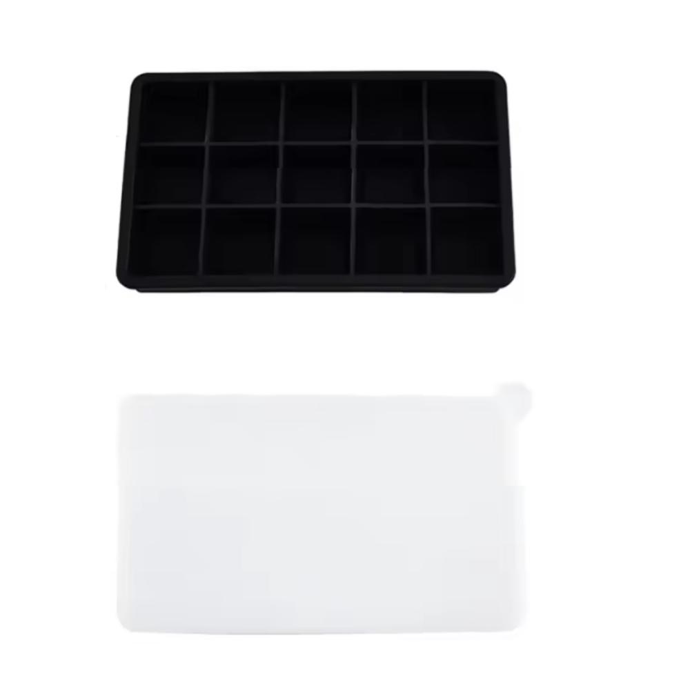 15 grid silicone ice cube molds, spherical ice cube molds, ice cream ice cube maker, reusable whisky ice cube molds
