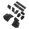 10pcs Hard Top Seal Kit Weatherproofing Dust Resistant Hardtop Leak Repair Kit for JL JLU JT 2018 On