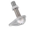 MJS023 Stainless Steel 316 Marine Boat Intake Strainer ThruHull Water Pickup Filter Scoop(MJS0233
