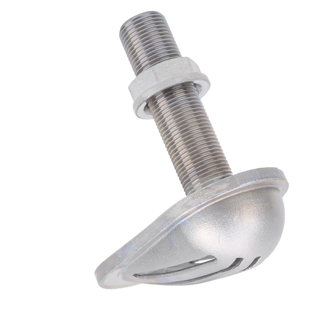 MJS023 Stainless Steel 316 Marine Boat Intake Strainer ThruHull Water Pickup Filter Scoop(MJS0233