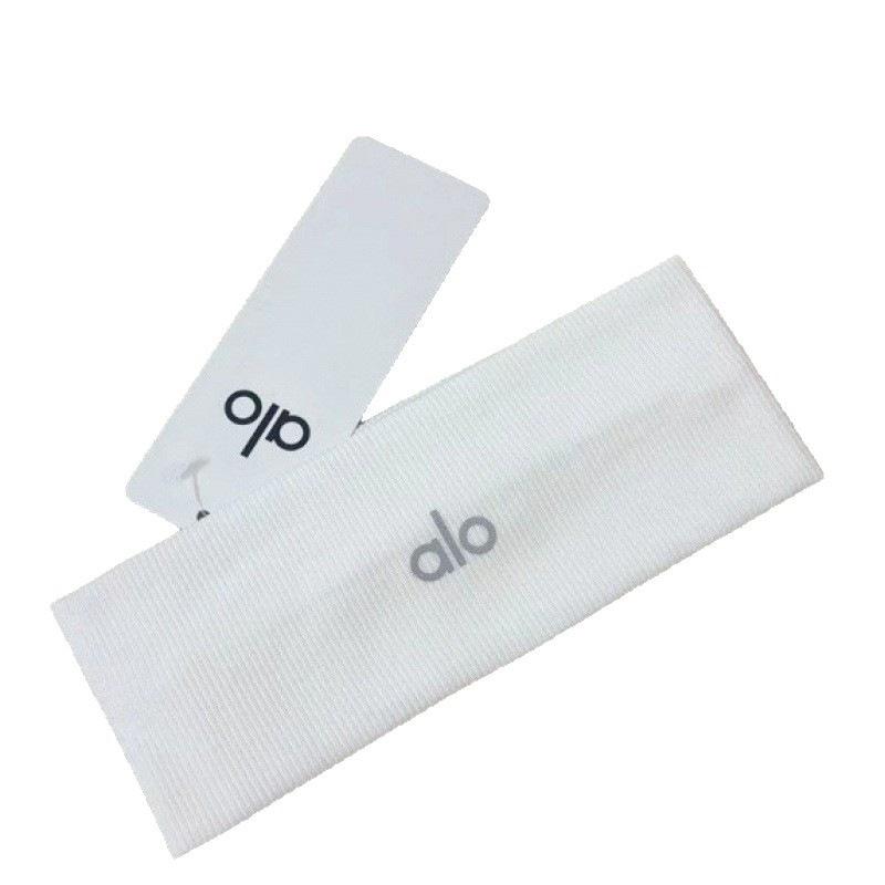 Fascia per capelli in maglia, fascia sportiva elastica allargata antisudore, per yoga all'aperto, fitness, antiscivolo