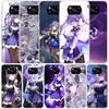 Keqing Genshin Impact Phone Case For Xiaomi Poco F7 Ultra X5 X6 X7 Pro M7 Redmi 15C 15 13C 13 12C 12 10C 10 10A 9 9C 9A 9T Cover