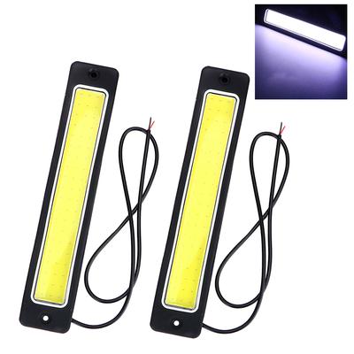 Daytime Running Light Waterproof COB 2pcs Bendable Day Time Lights Flexible LED Car DRL