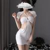 Leaky P Erotic Underwear Sexy Nightclub Hip Wrap Passion Hollow Perspective Women's Suit Uniform Seduction Clothes Pajamas