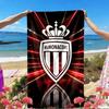 AS Monaco Print Beach Towel, Versatile Lightweight Absorbent Beach Towel for Pool Surf Yoga Bathroom, Perfect Birthday Holiday Gift