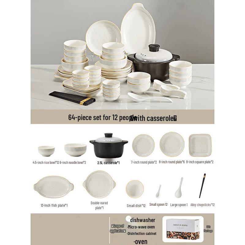 Minimalist Bone China Dinnerware Set