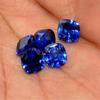 5 Pcs Natural Ceylon Blue Sapphire 50 Ct Cushion Cut Gemstone Lot For Jewelry