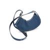 New CHARLES&KEITH Denim Shoulder Bag, Pea Bag Single Shoulder Bag Women's Dark Denim Blue CK2-20271258-1