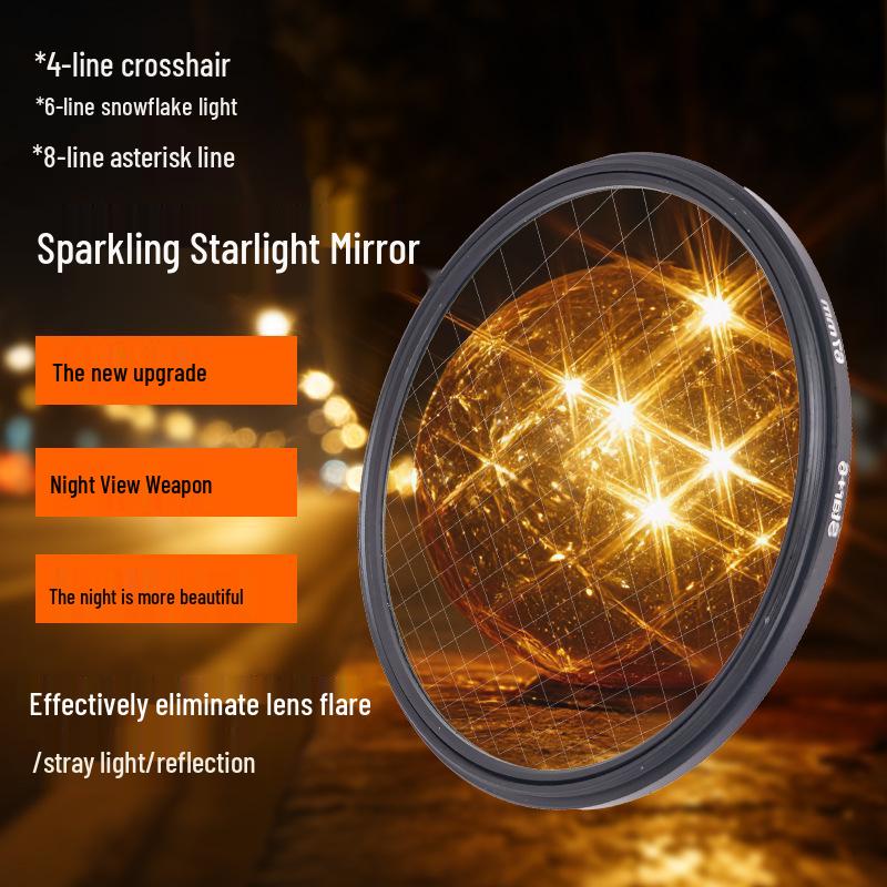 Macro ND Polarizing Filter Kit: 4-Point, 6-Point, 8-Point Starburst & Soft Focus Night Scene HD Photography Filters.