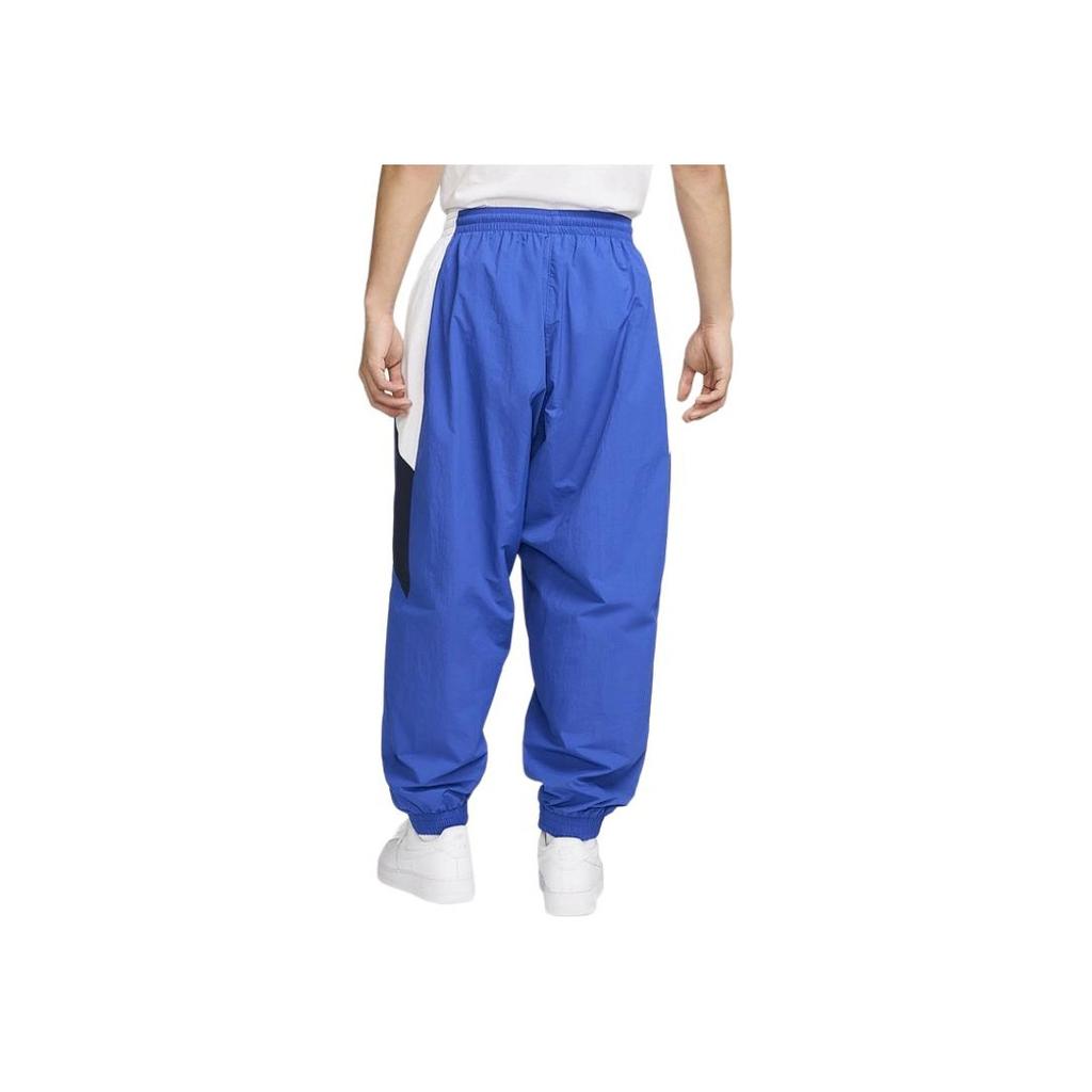 Nike Elastic Waist Mid-Rise Loose Fit Knit Sports Pants Men Bottoms Blue HQ6115-480