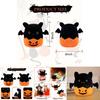 Cute Halloween Bat Pumpkin Plush Toy For Kids' Birthday And Home Decoration