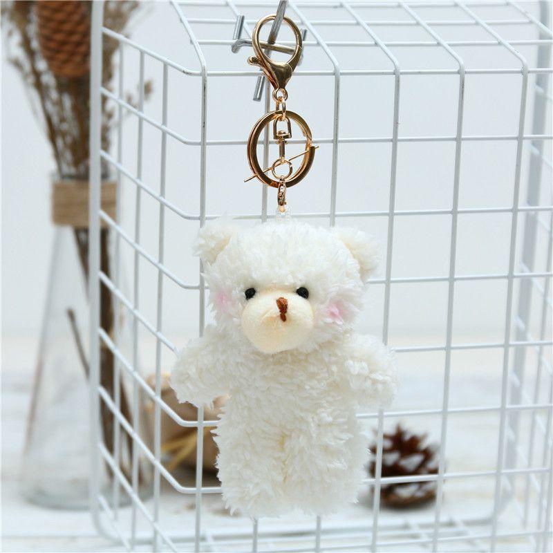 Love Bear Dog Plush Pendant Toy Key Chain For Adorable Decorations Soft And Durable 11cm Birthday Gift