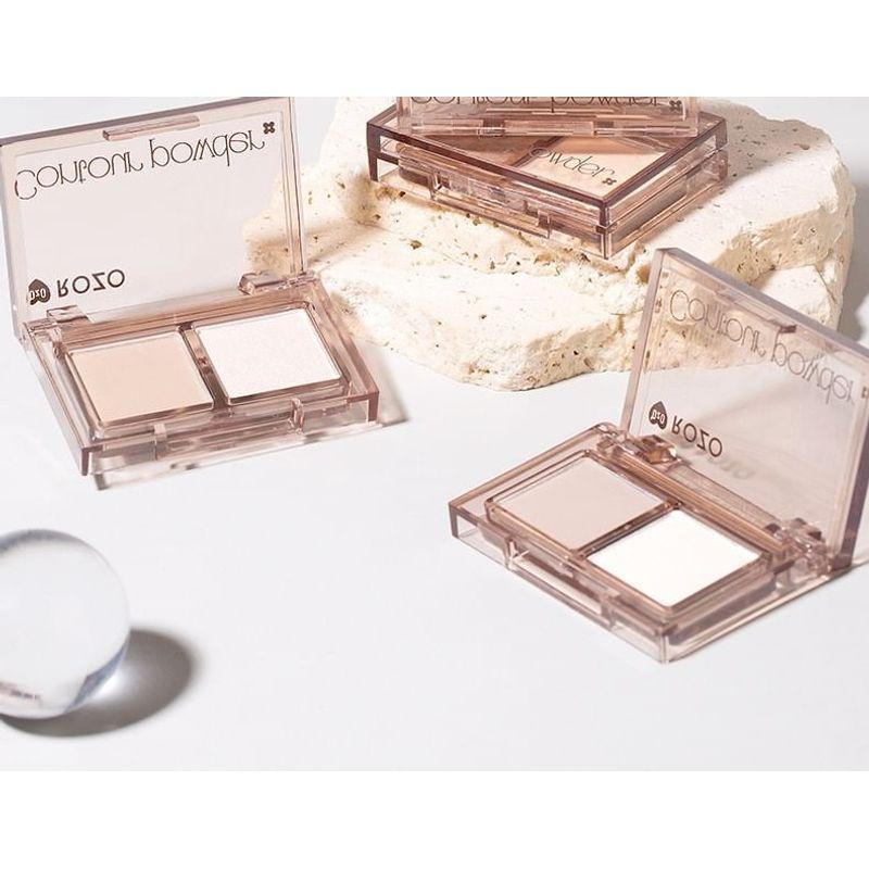 ROZO - Mini Zwei-Farben Contouring Palette - 2 Arten