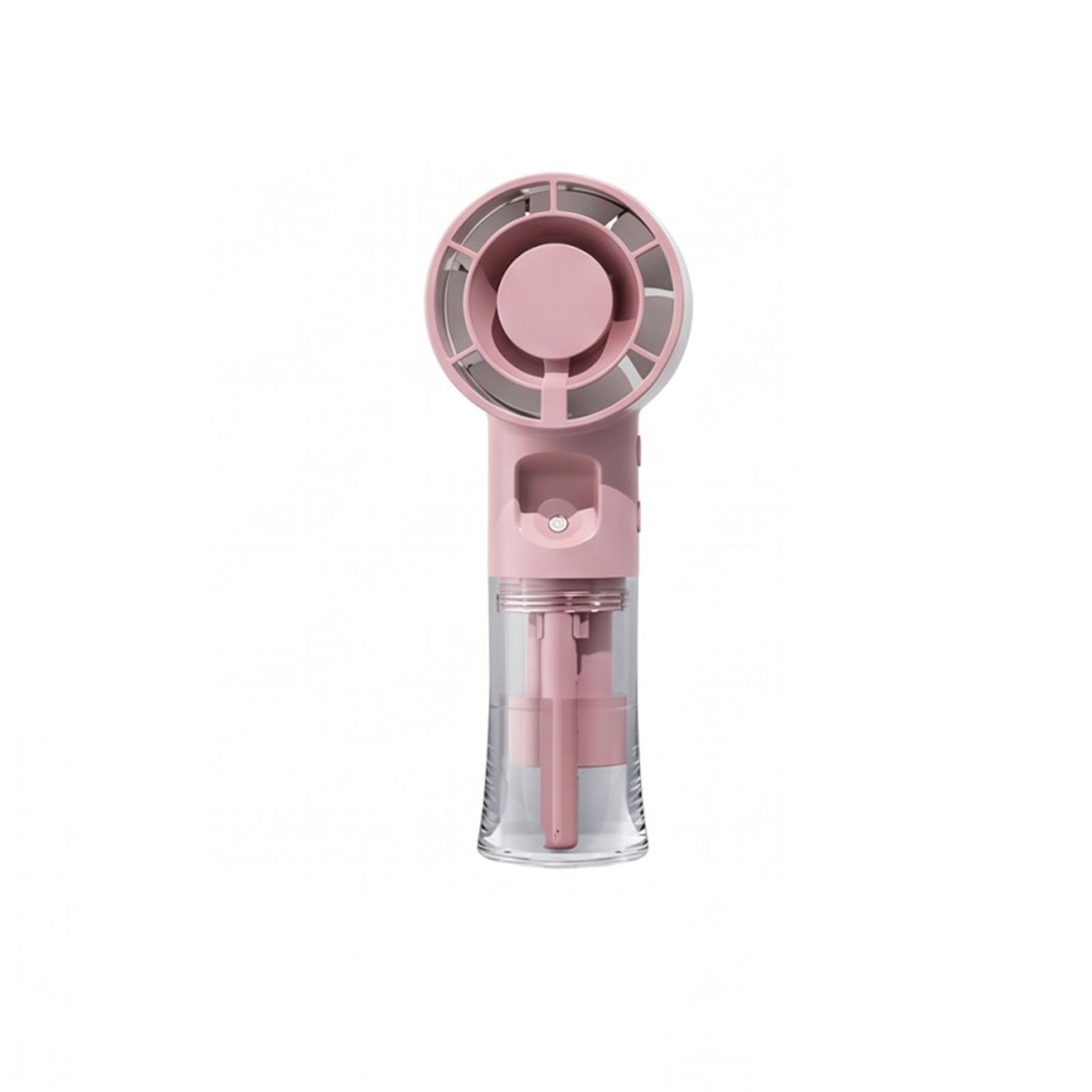 Handheld Mist Fan Portable USB Rechargeable Fan with Spray for Outdoor Travel one size