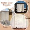 Outdoor Curtain Weights Magnetic Drapery Weights No Sewing Waterproof Curtain Weights for Home Shower Liner Flags Tablecloth