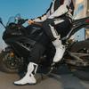 Sapatos de Motociclismo Masculinos Prevenção de Quedas Sapatos de Ciclismo Consolidar Estabilidade Lanchas À Prova de Choque Botas de Ciclismo de Estrada Respiráveis